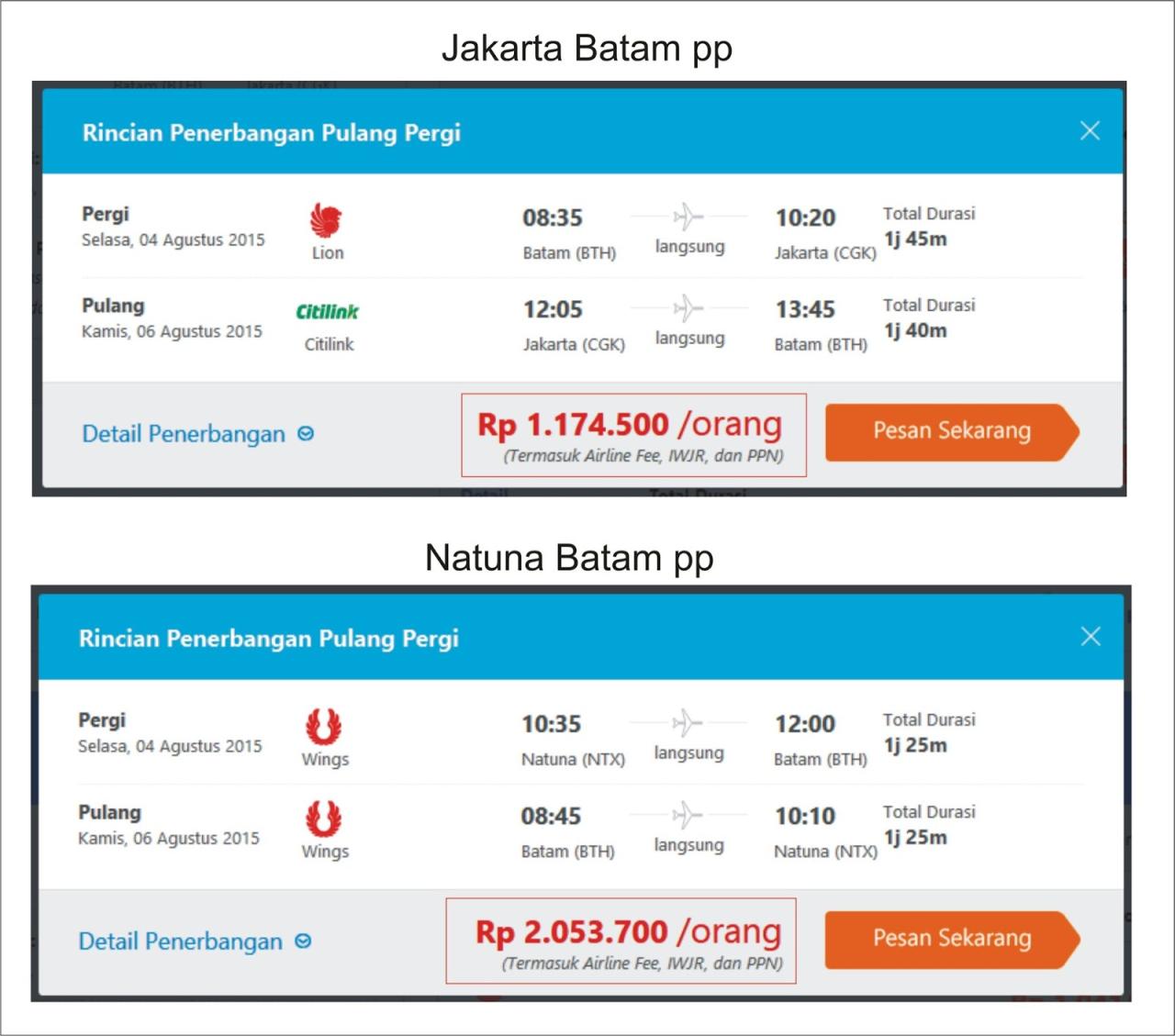 tiket pesawat solo padang