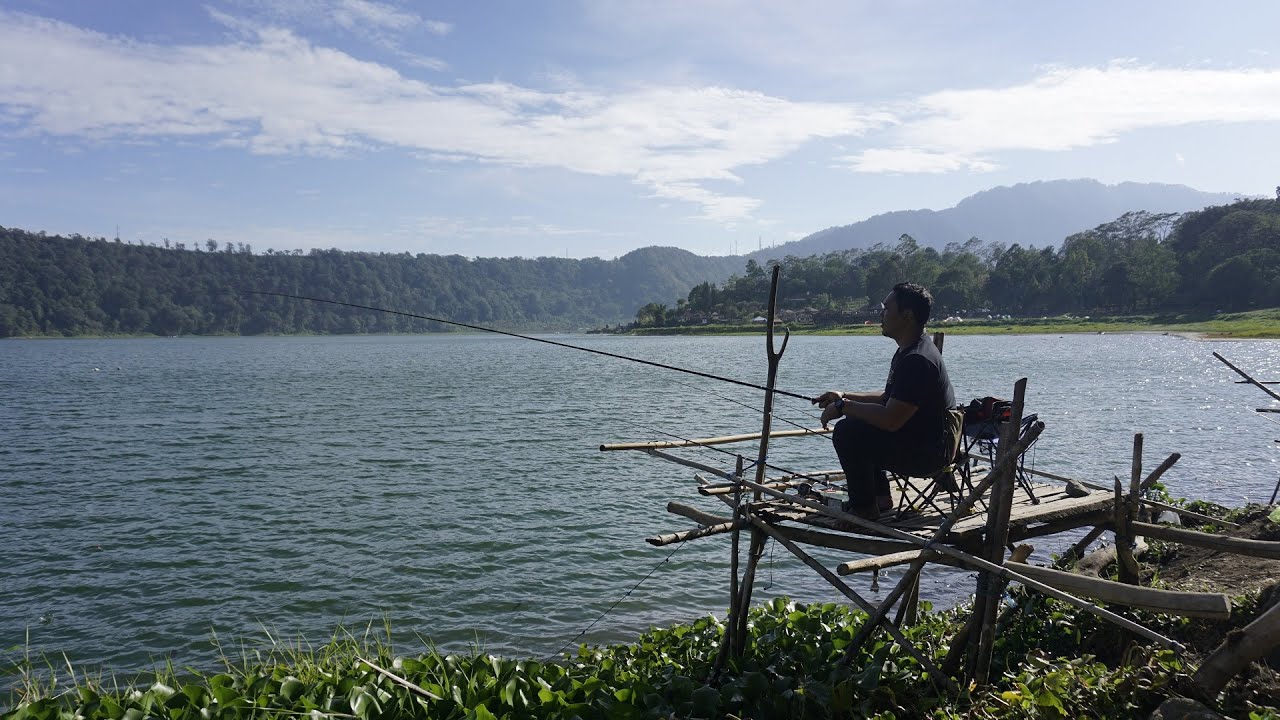 spot memancing di danau pabelan