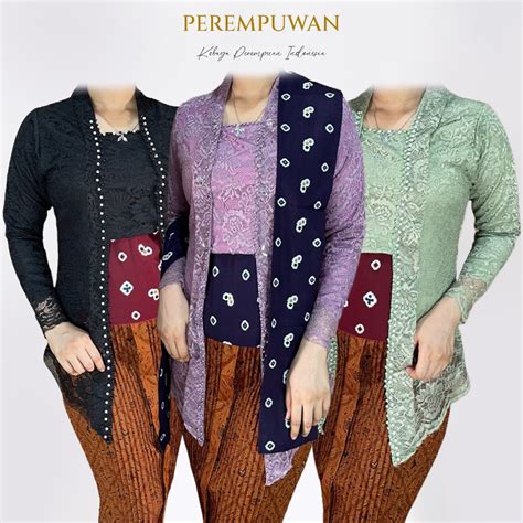 kebaya jumputan solo