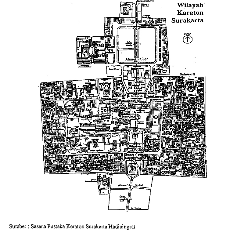 denah keraton surakarta