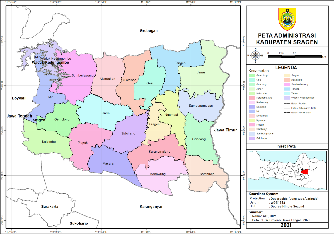 kabupaten sragen jawa tengah