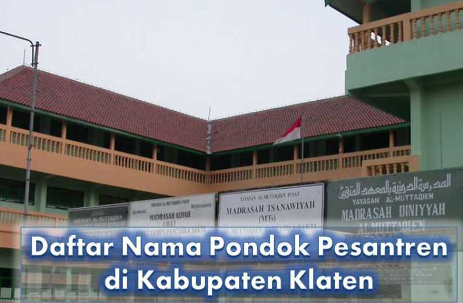 pondok pesantren klaten